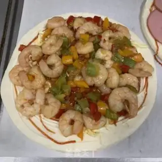 Make Shrimp pizza step 5