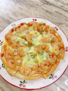 Make Shrimp pizza step 7
