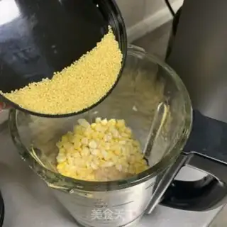 Make Coco-milk corn juice step 1