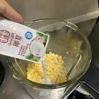 Make Coco-milk corn juice step 3