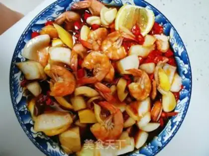 Make Spicy lemon shrimp step 8