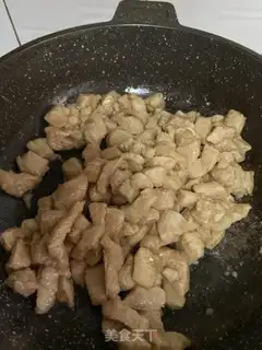 Make Garlic black pepper chicken meat step 3