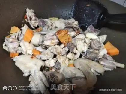 Make Rotten mushrooms and chicken step 4