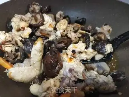 Make Rotten mushrooms and chicken step 6