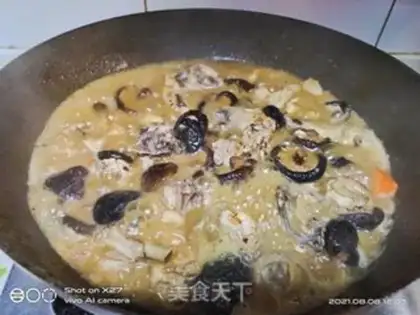 Make Rotten mushrooms and chicken step 8