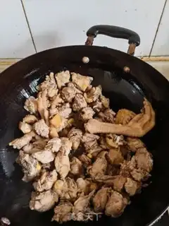 Make Chicken with no bean step 1