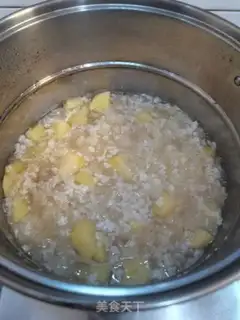 Make oatmeal apple silver ears step 4
