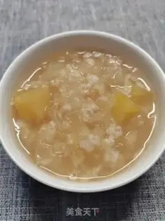 Make oatmeal apple silver ears step 5