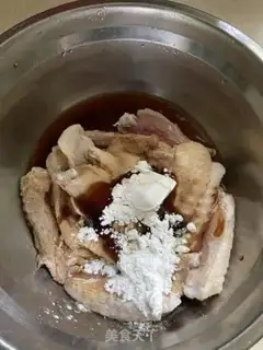 Make Chicken wings, potatoes step 1