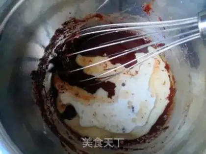 Make Chocolate cheesecake step 3