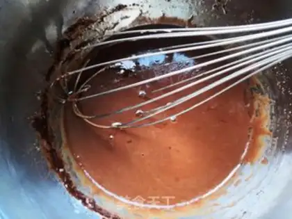 Make Chocolate cheesecake step 4
