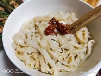Make Bean-fruit noodles step 2