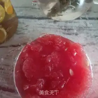 Make Watermelon oranges make tea cold step 3