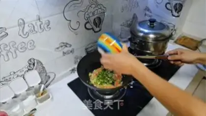 Make Tomato egg cake step 9