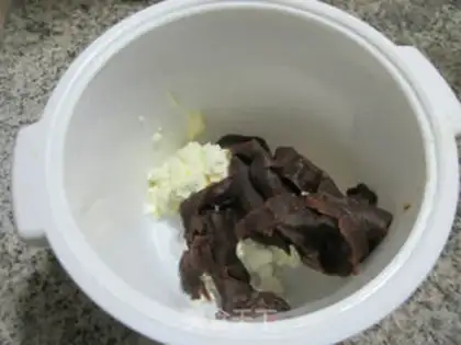 Make Red bean cream ice cream step 1