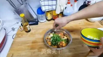 Make Tomato egg cake step 17