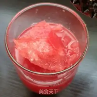 Make Hand over watermelon juice step 5