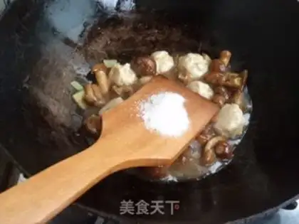 Make Rolling mushrooms, cabbage, balls step 9