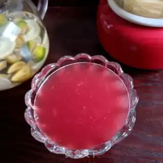 Make Hand over watermelon juice step 8