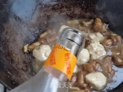 Make Rolling mushrooms, cabbage, balls step 10