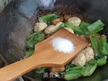 Make Rolling mushrooms, cabbage, balls step 12