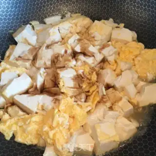 Make Egg fried tofu step 5