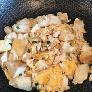 Make Egg fried tofu step 7