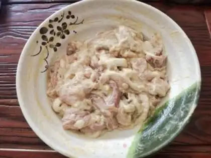 Make Garlic fried meat step 4