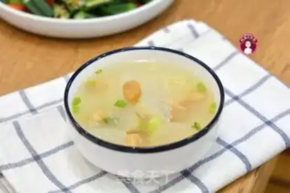 Make A melon-bread soup step 6
