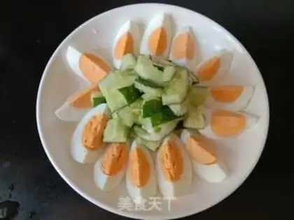 Make Cucumber eggs step 5