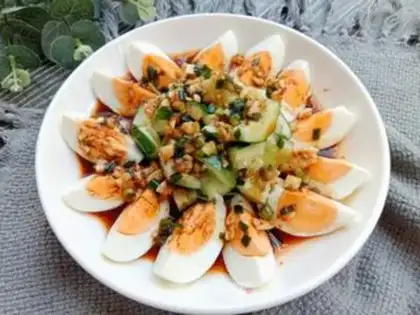 Make Cucumber eggs step 9