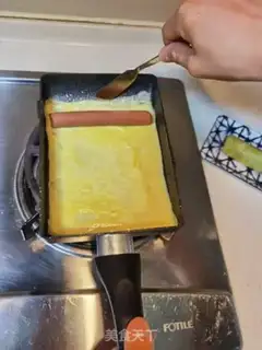 Make A thick egg burn step 3