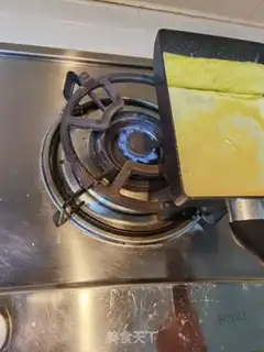 Make A thick egg burn step 10