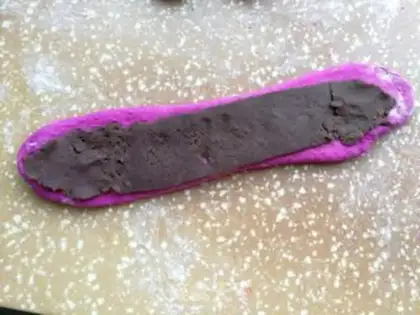 Make Flamingo soy toast step 8