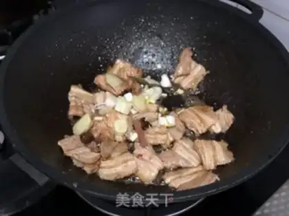 Make Five flowers for meat step 1