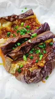 Make Air-cooked eggplant step 7