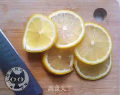 Make Orange lemon tea step 1