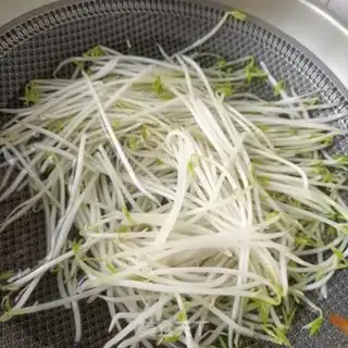 Make Egg-skin green bean sprouts step 2