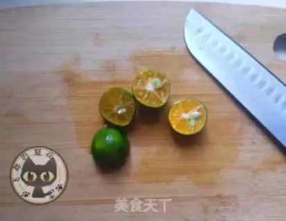 Make Orange lemon tea step 2