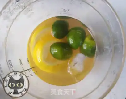 Make Orange lemon tea step 5