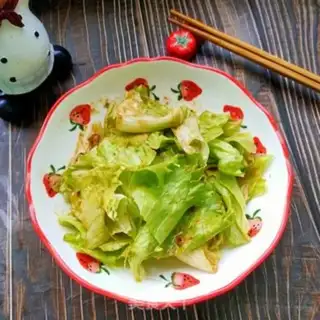 Make Sesame sauce, lettuce step 8
