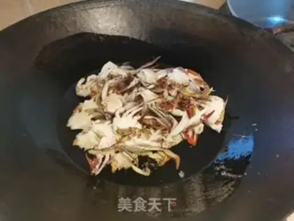 Make Spicy crabs step 2