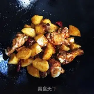 Make Chicken wings and potatoes step 3