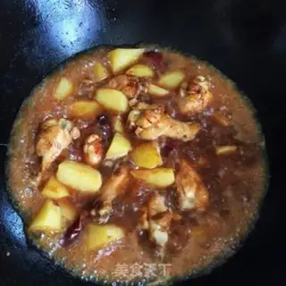 Make Chicken wings and potatoes step 4