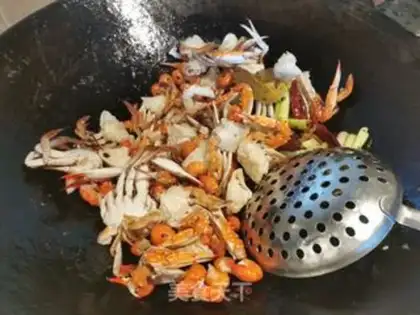 Make Spicy crabs step 9