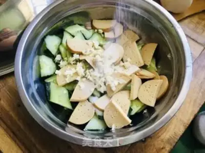 Make A cucumber chicken step 2