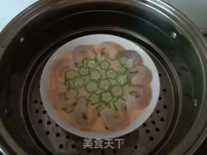 Make Shrimp Zoo steamed eggs step 7