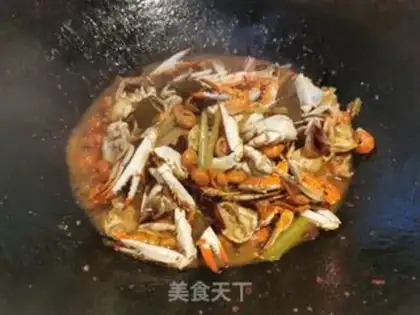 Make Spicy crabs step 11