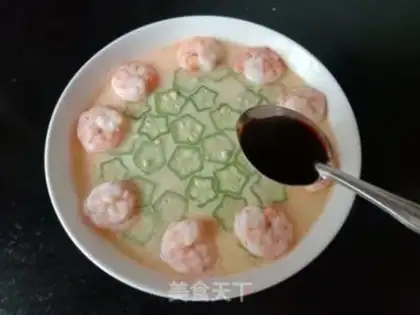 Make Shrimp Zoo steamed eggs step 9