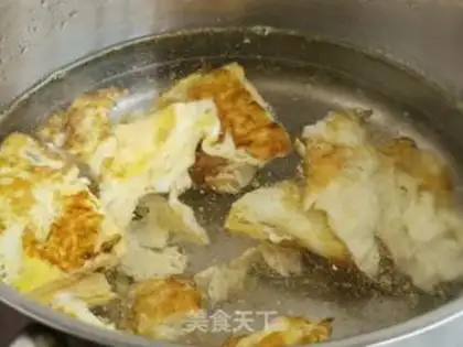 Make Quick omelet soup step 3
